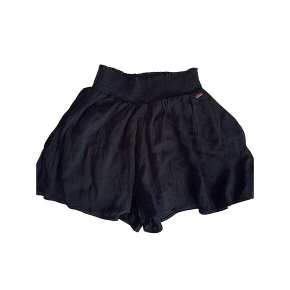 PINK VICTORIAS SECRET black flowy shorts size XS - Picture 1 of 4